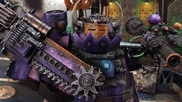 Speed painting an Ork Stompa: my BIGGEST model