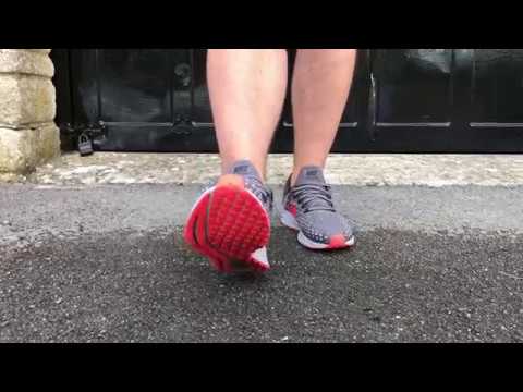 Rob's Nike Pegasus 35 sockless shoeplay