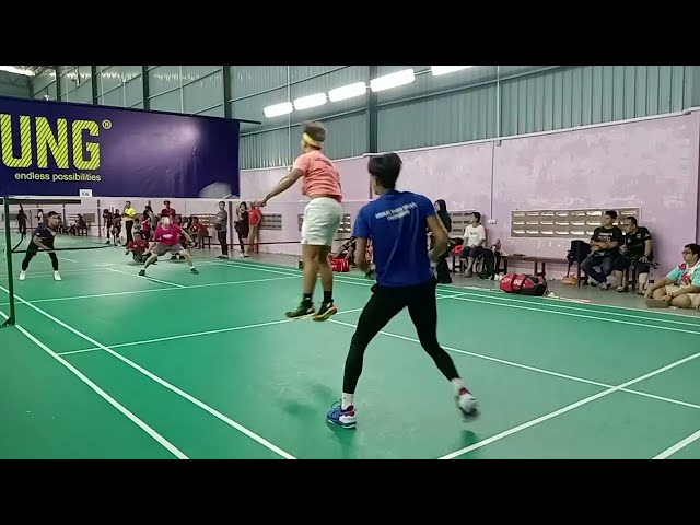 Badminton Terbuka Puchong Men's SemiPro- Ariffin Nazri / Wan Arif Vs Goh Kang Zhuang / Iszuwan Azhar class=