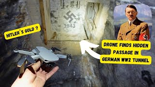 Secret entrance found by drone in German WW2 underground tunnel. Hitler`s Gold or what ?