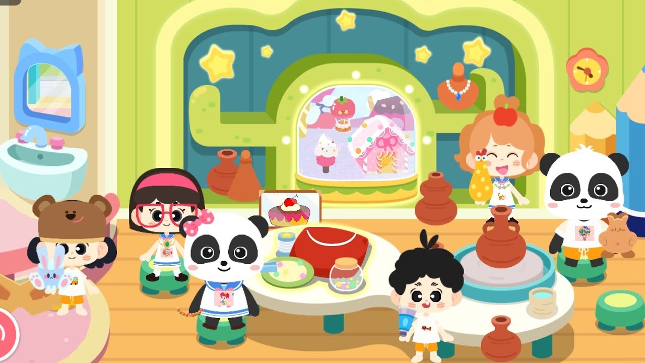 CRECHE DO BEBÊ PANDA - Vamos Brincar Juntos com Kiki e Miumiu