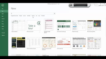 Excel 2013 Template Samples