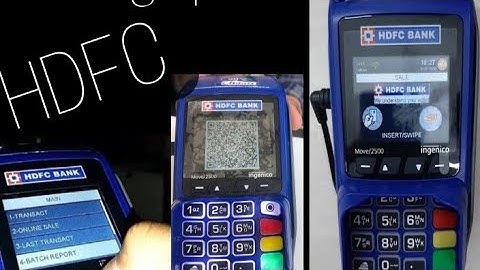 HDFC machine  swipe machine to koi bhi problem Ho To Ye video Dekhe swipe machine mein kuch
