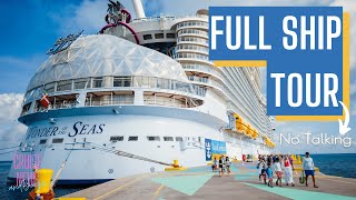 Wonder of the Seas Ship Tour (No Talking)  2024 Update