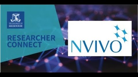 Introduction to NVivo: Part 1