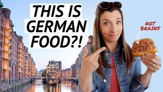 Trying Northern Germany's MOST POPULAR FOODS | Franzbrötchen, Fischbrötchen, Labskaus + More! screenshot 5