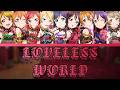 LOVELESS WORLD- &mu;&rsquo;s- [FULL] (ROM/ENG/KAN) [LYRICS + COLOR CODED] Love Live!