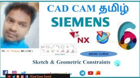 NX 11 | 3D Modeling Tamil | Sketch