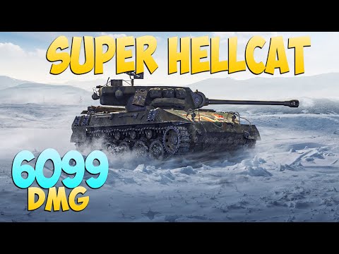 Видео: Super Hellcat - 5 Фрагов 6K Урона - Не успели! - Мир Танков