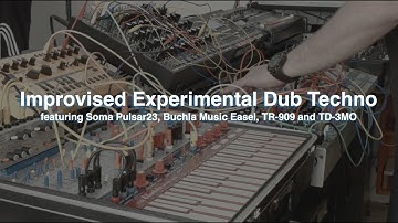 Improvised Experimental Dub Techno Performance with Soma Pulsar 23 and Buchla Music Easel