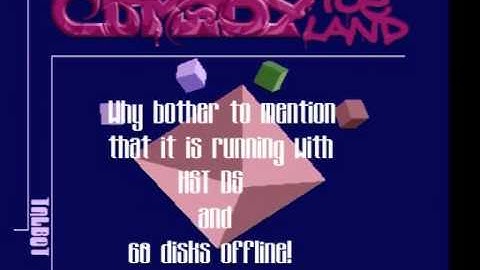 AMIGA-Demo "Carillon & Cyberiad: Aivohapon Joukkokato"