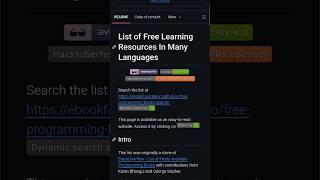 This GitHub Repo Can Save You ₹50,000+ in Coding Courses 🤯 | FREE CODING BOOKS Student 😱 | #shorts
