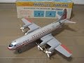 マルクス玩具、電動走行 ブリキ製 アメリカン航空 ロッキードエレクトラⅡ MARX TOY AMERICAN AIRLINES L188 ELECTRA tin toy