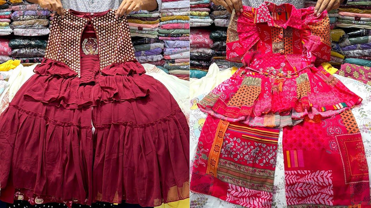 ঈদের আগে দোকান খালি করা অফারে ৫-৮/১০ মেয়ে বাবুদের ডিজাইনার ড্রেস | Baby girls eid dress on hot sale