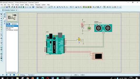 arduino + proteus : sensor ultrasonic sebagai pengukur jarak