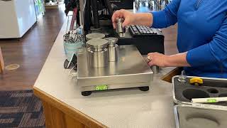 Weights and Measures Test Retail Scales