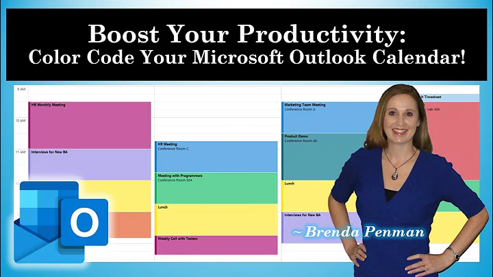🗓️ Boost Your Productivity: Color Code Your Microsoft Outlook Calendar! 🎨