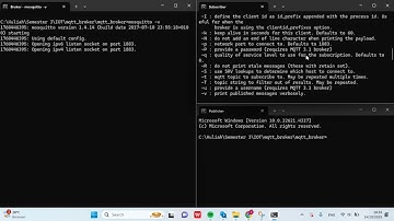 LAB 5 (Demo MQTT dengan Broker Mosquitto) 
