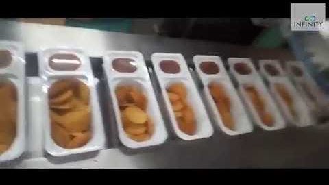Tray Filling & Sealing System: Perfect for Food, Fruits, Grocery, Wafers, Cookies