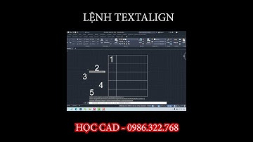 Học autocad tại Hải Phòng - Học lệnh textalign trong autocad