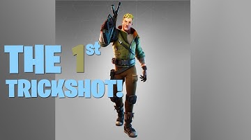 My first ever trick shot! ( Fortnite )