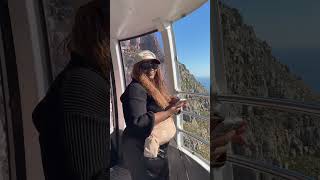 Table Mountain ⛰️ experience  with beautiful views #goviral#tablemountain#southafrica #travel ￼