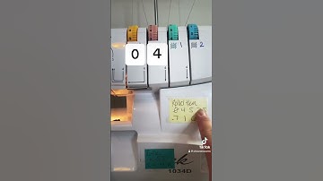 SERGER ROLLED HEM TUTORIAL 🧵💖🪡  #learntosew #howtosew #lovesewing #shorts