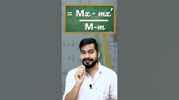 Center of Mass Questions Short Trick #shorts #neetphysics #sachinsirphysics