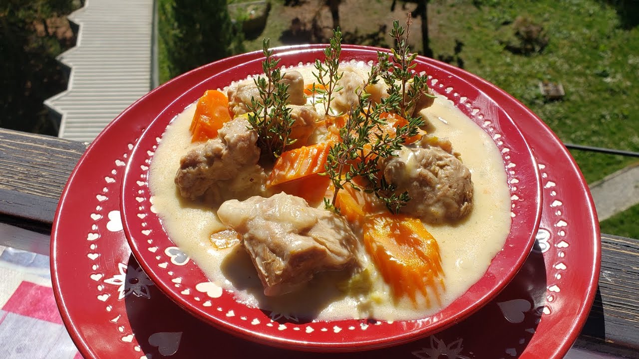 Frenck veal blanquette frenck recipe - YouTube