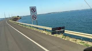 13 km de ponte divisa Bataguassu Ms x Presidente Epitacio Sp parece o Mar 😳