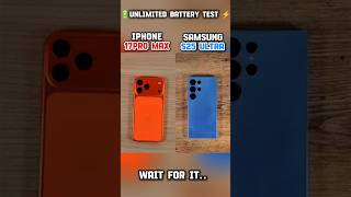 ⚡☠️ IPHONE 17PRO MAX VS SAMSUNG S25 ULTRA BATTERY TEST!!