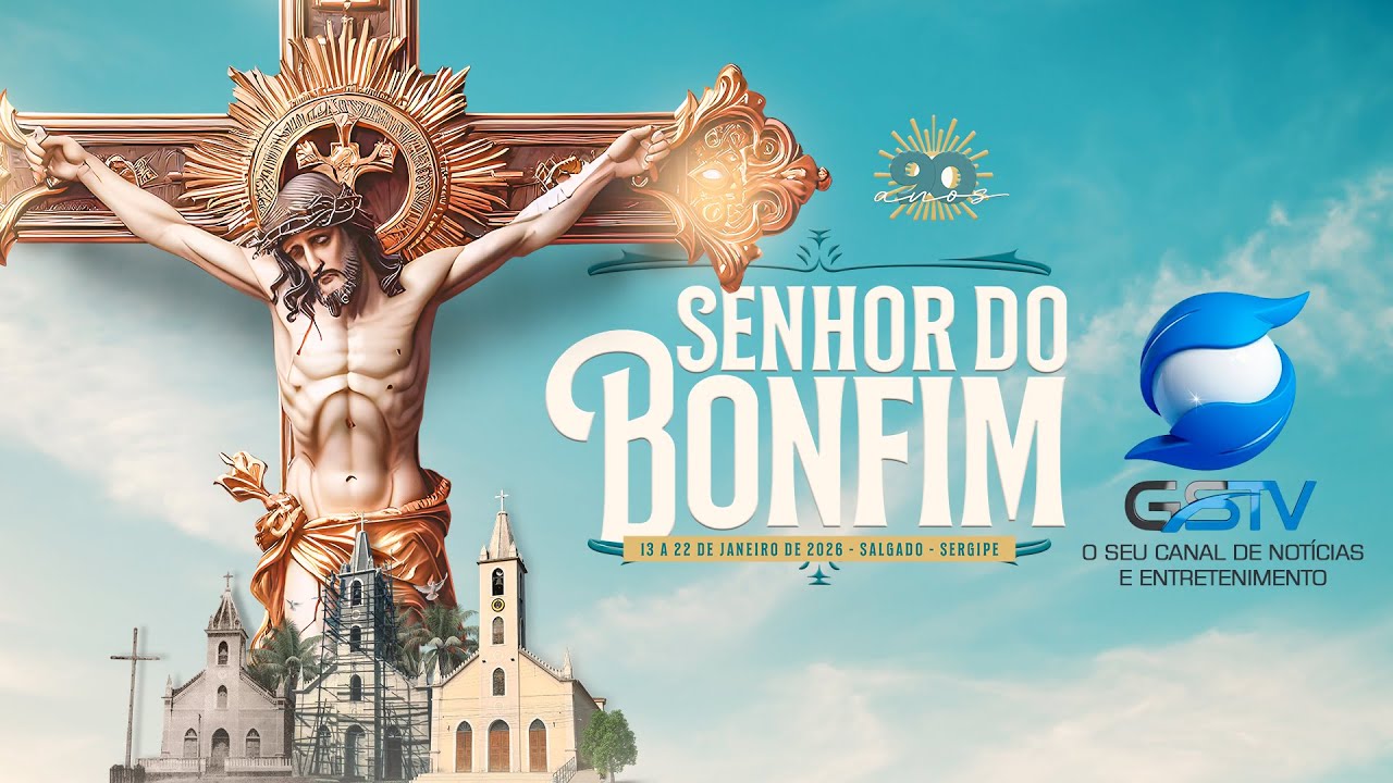 5ª NOITE DO NOVENÁRIO DO SENHOR DO BONFIM - SALGADO/SE - GSTV - 17/01/2026