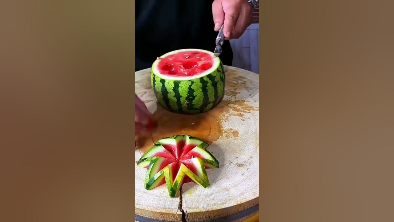 Carving Watermelon Basket Youtube