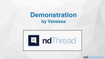 Learn how ndThread can take your discussions about docs stored in NetDocuments to the next level