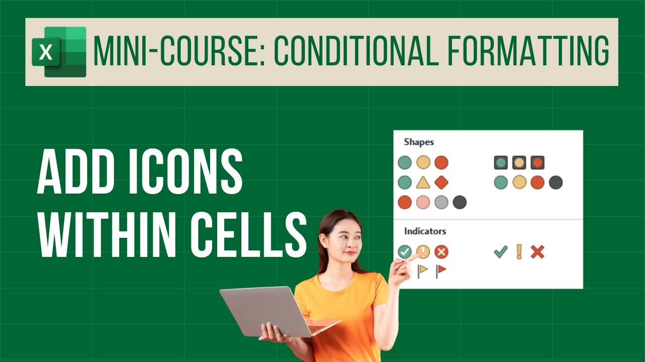 Add Icons to Cells with Conditional Formatting | Excel Mini-Course ...