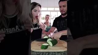 how men with small ... react to cucumbers