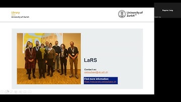 Webinar: The Language Repository of Switzerland, powered by SWISSUbase