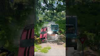 Машины vs bollard #shorts #машины #bollard #игра