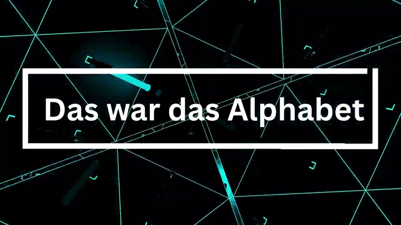 Das Alphabet -German Alphabet Song