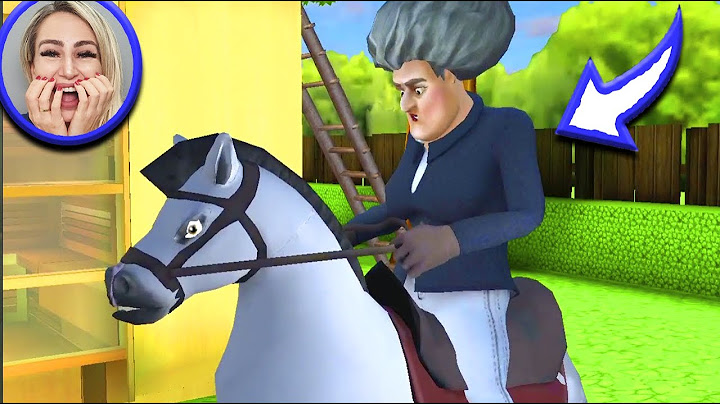 A PROFESSORA MALVADA SCARY TEACHER tem um CAVALO