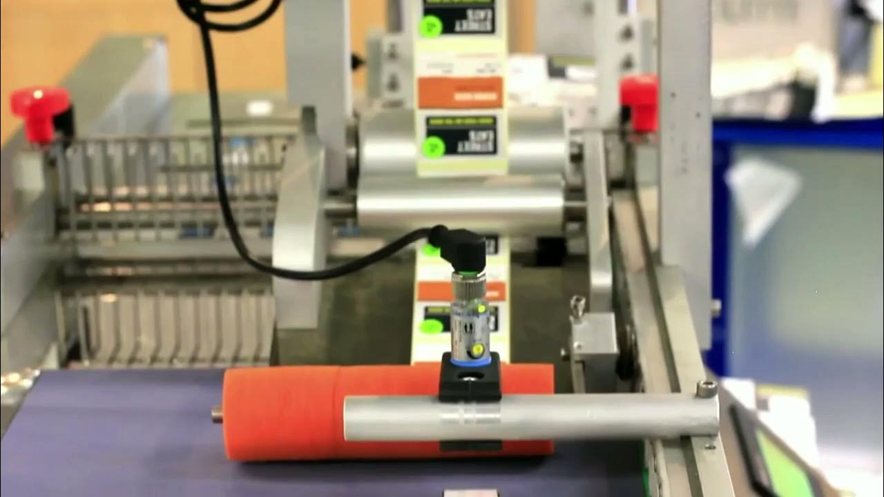 Labeling Feeder with Print and Apply Label Applicator YouTube