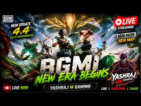 🔴BGMI LIVE | Yashraj M Gaming | NEW UPDATE | BATTTLEGROUNDS MOBILE INDIA