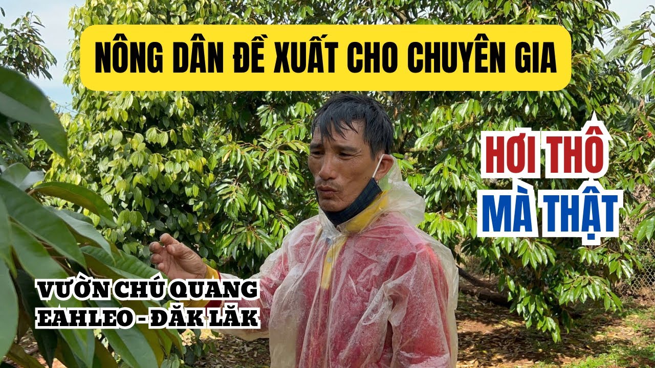 NHỮNG ĐỀ XUẤT CHẤT LƯỢNG CHO CHUYÊN GIA SẦU RIÊNG