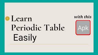 Learn Periodic Table Easily | Game | app | Class 10 - IITJEE screenshot 1