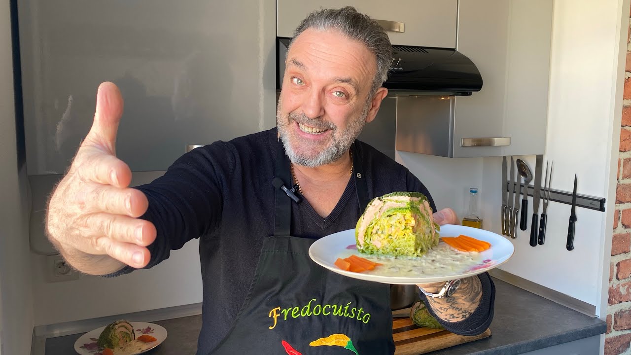 Chou farci au Saumon