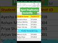 Excel Hack: Instantly Spot Duplicates Like a Pro ✅ #shorts