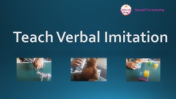 Teach Imitation to children with autism /special needs