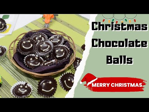 Healthy No Bake Date amp Christmas Chocolate Balls  - English