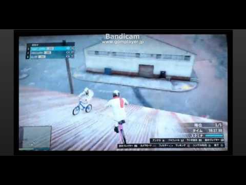 [ニコ生]　さのっち　GTA5　自転車レースでツボるデブ