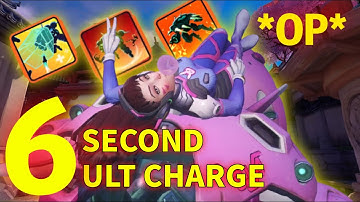 THIS *IMMORTAL* DVA BUILD CAN GET YOU AN ULT EVERY 6 SECONDS... | #overwatchstadium